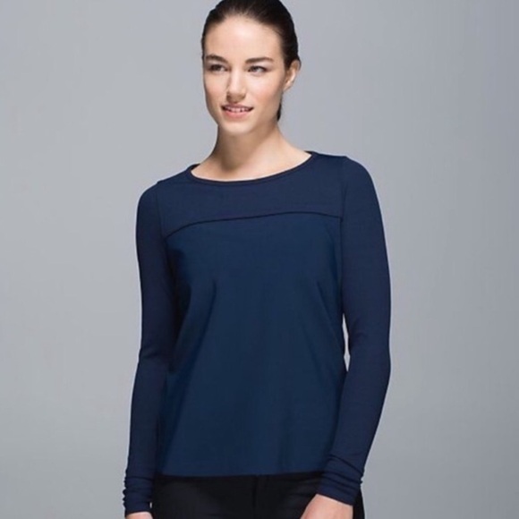 Lululemon | Out of this World Blue Long Sleeve Top Size 2 - Picture 8 of 8